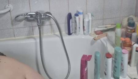 Secret voyeur - hair wash