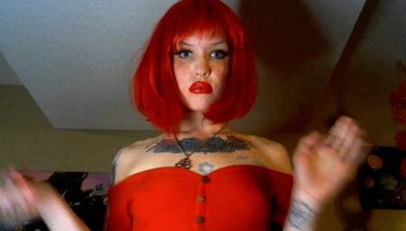 Red Whip Leaves Red Mark's