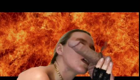 Spicy Hot MILF Gives Passionate Blowjob and Taste the Cum