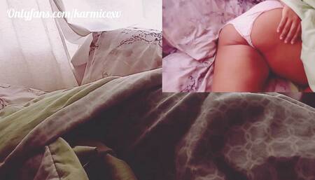 My Husband Wakes Me up with a Delicious Morning Sex and Opens My Legs to Put My Cock