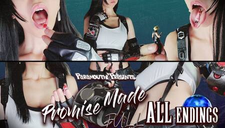"Promise Made" AnyaT Tifa Cosplay Vore Video (ALL Endings)