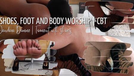 I got a shoe and offered it CBT and shoes worship