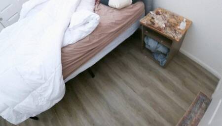 Stepmom is hiding and waiting to fuck stepson's cock