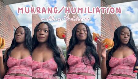 Ebony Goddess Mukbang Humiliation