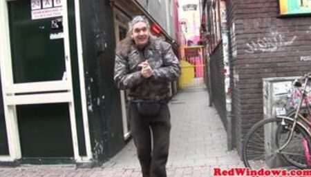 Amsterdam whore blowing cock
