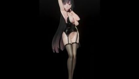HONKAI IMPACT RAIDEN MEI HENTAI MMD 3D MUSIC DANCE MIXT BLACK HAIR COLOR EDIT SMIXIX