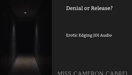 Denial or Release? (Audio MP3)