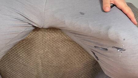 Huge Cock Hands Free Cumshot in Pants