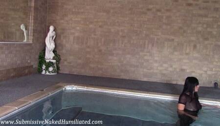 Ravens Stunning Beauty Captured As She Poses In The Pool!!! - Part 2 - MP4