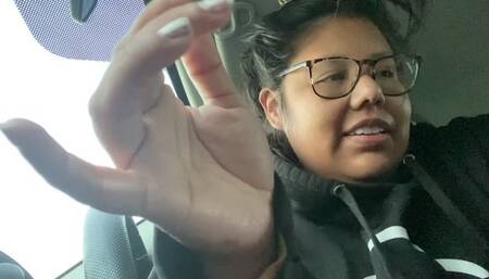 Road trip kfc cup pee in car