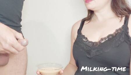 He Cums In My Drink And I Swallow It All Like A Good Little Slut