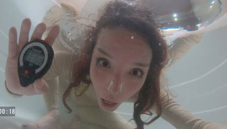 wmv Sattira underwater apnea practice with stopwatch