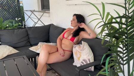 First Time Ever Tilly Mcreese Lifts and Carries Tiny Frank