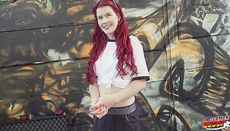 Redhead Football Fan Mia May Pickup For Public Anal Fuck At Public Viewing 17 Min