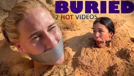 Beach Buried Beauties (DOUBLE VOLUME) (wmv)