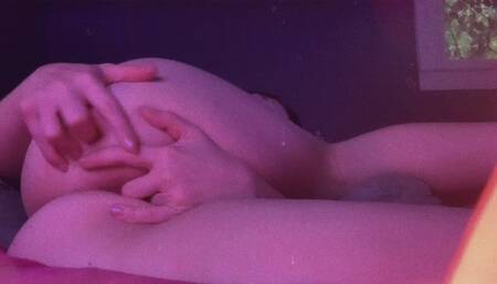 Up close and romantic anal fingering