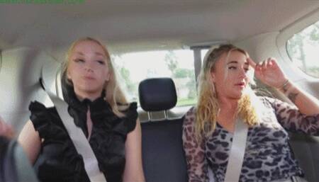 Blonde British brats FAFO hogtied car ride (WMV HD 8000kbps)