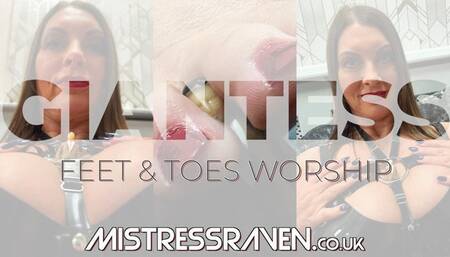 [934] Gaintess Feet and Toes Worship