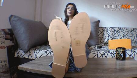 The long-awaited sandals (custom by E)