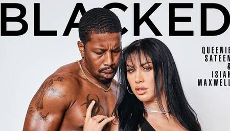 Blacked.Com featuring Queenie Satee's natural tits dirt