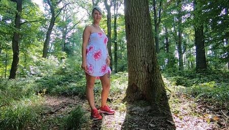 Amateur couple outdoor sucking, fucking, cum swallowing