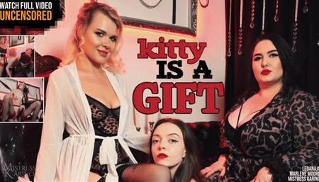 Female slave fucked with strap-on and as human ashtray | Mistress Karino, Marlene Moore, Ledanaja