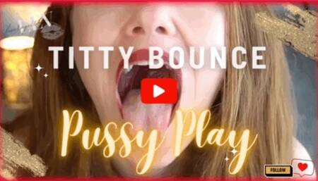 Purple Lace Seduction: Titty Bounce Striptease to Blowjob & Masturbation LeverageURAssets - 547