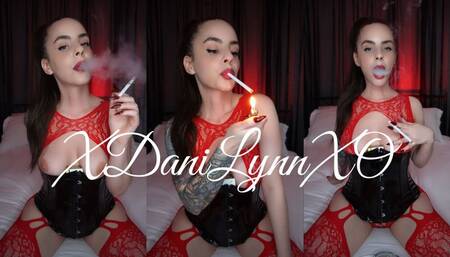 Smoking VS120s in Super Sexy Outfit