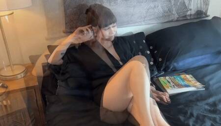 Cum on Mommy's Hairy Pussy JOI