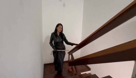 YFYE A cold caning in full leather by Kalinda