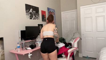 Step-mom uses your Strap On on You