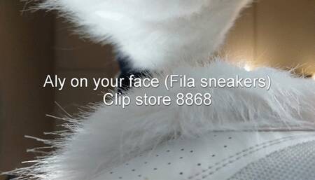 Aly on your face (Fila sneakers)