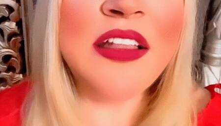 Red high heels shiny Pantyhose