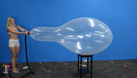 Harley Machine Pops 7 Huge Balloons FULL Video 4K (3840x2160)