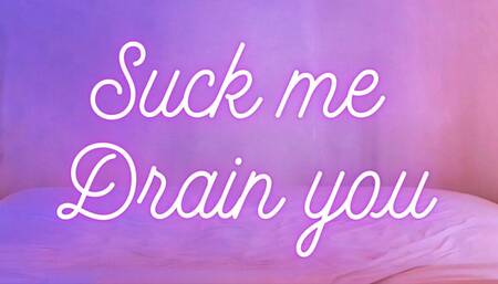 Suck me, I'll drain you audio - Sara Desire XO - Femdom Findom