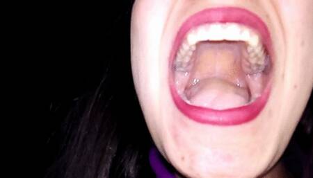 Show my teeth and mouth