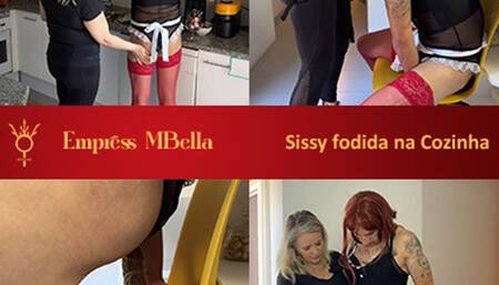 Sissy made training and punishment of strapon