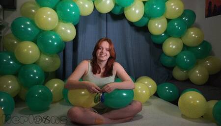 Aimee - Overinflating cute polka dotted balloons