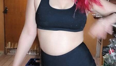 Fucking my lungs after gym - gym clothes - marlboro red