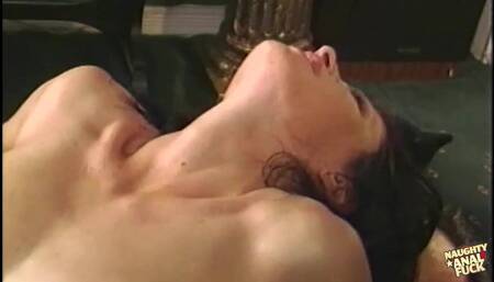 Dirty Brunette Minx Demands to Film the Anal Porn Video Right There in His Office
