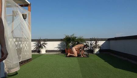 MISTRESS LILY DUPONT : SHOWER MASTURBATION - HUMAN FORNITURE