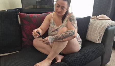 Painting My Toe Nails