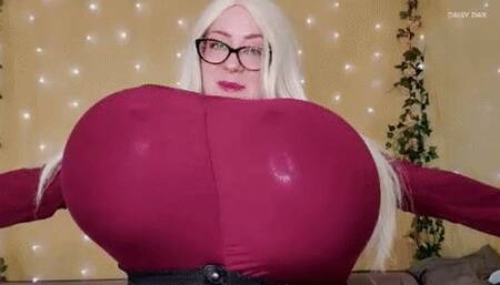 BBW Employee Inflates Tits for Promotion *HD