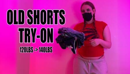 Old Shorts Try-On 120LBS -> 140LBS WMV