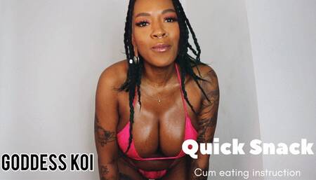 Quick cum eating bikini count down