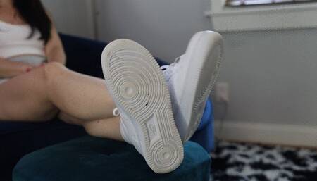 Worship her socks and feet!