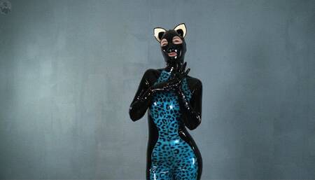 Blue leopard dance