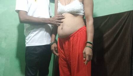 Desi Indian Pregnant Bhabhi Ko Khade Khade Choda