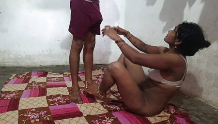XXX Stepsister and Stepbrother Love Desi Girl Virgin Bhabhi and Devar Bathroom