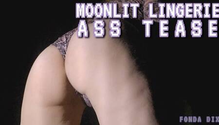 Moonlit lingerie ass tease [MP4 - 1080p]
